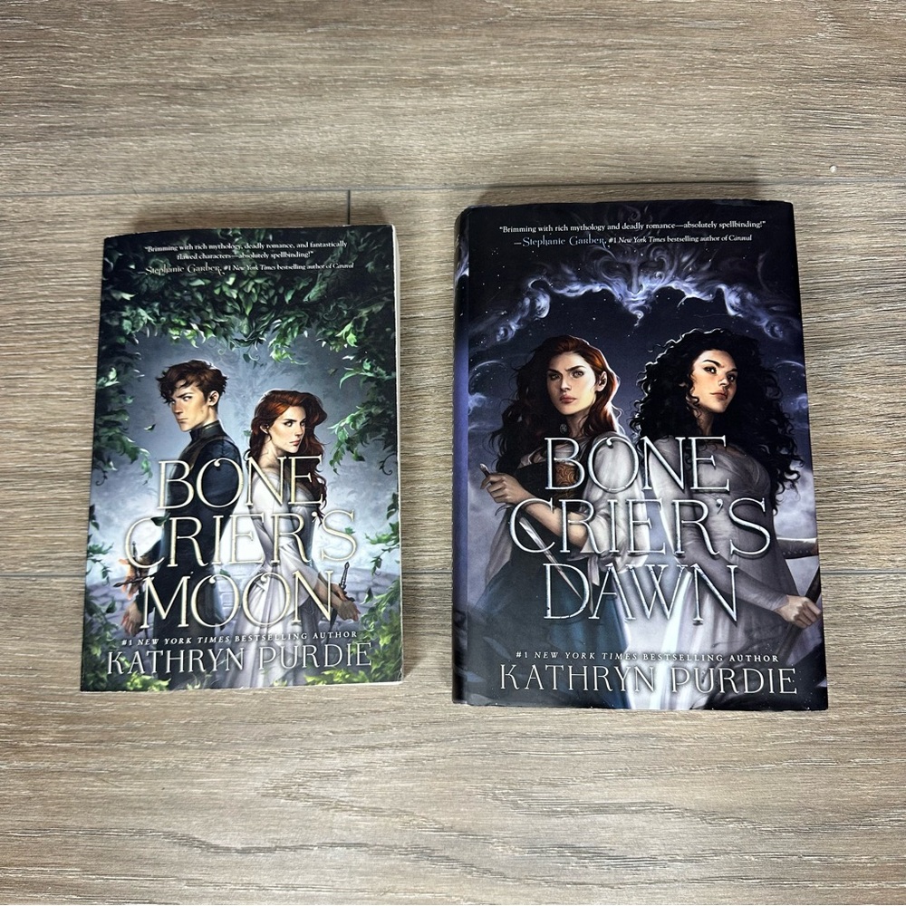 Bone Criers moon & Bone Criers Dawn books by Kathryn Purdue
